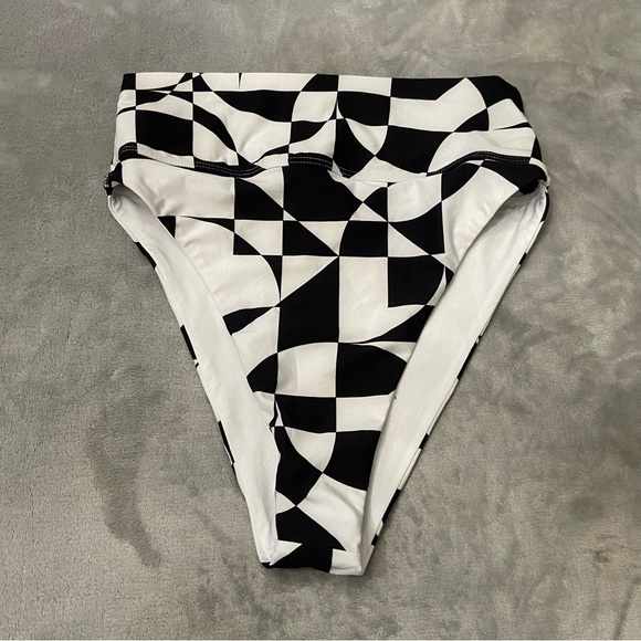 New! Beach Riot 70s Geometric Print Highway Bikini Bottom 24960 - Picture 5 of 9